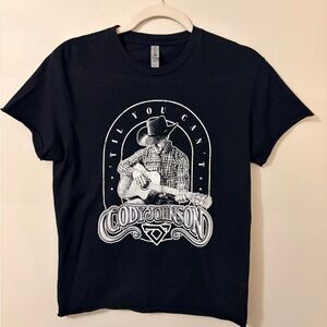 Next Level Apparel Black Cody Johnson Graphic Tee